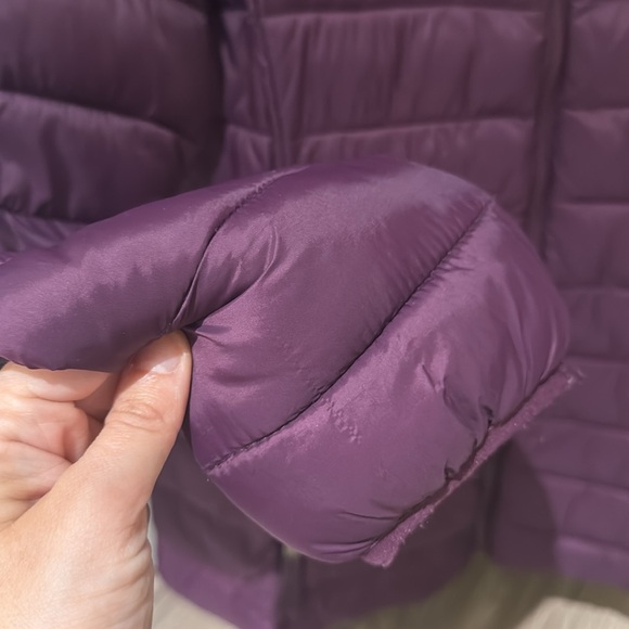 Women’s Lightweight Puffer Jacket St. John's Bay Plum Purple - Picture 4 of 7